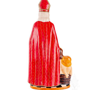 Saint Nick with Two Children in Barrel