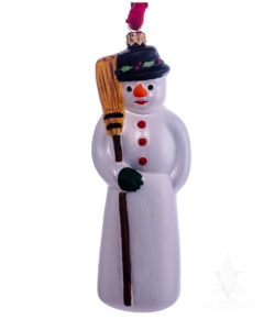 American Snowman Ornament