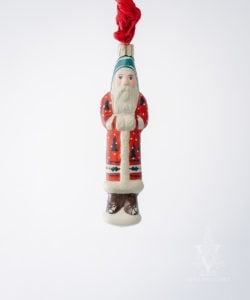 Skinny Red and Green Father Christmas