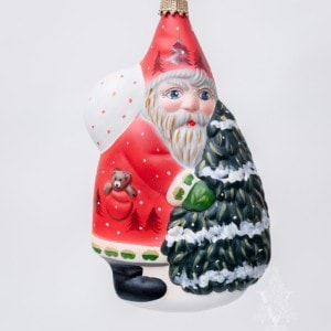 Red Santa with Tree