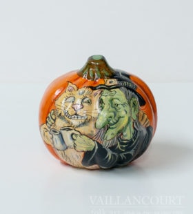 Assorted One-of-a-kind Pumpkin Chalkware, VFA Nr. 229A