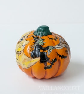 Assorted One-of-a-kind Pumpkin Chalkware, VFA Nr. 229A