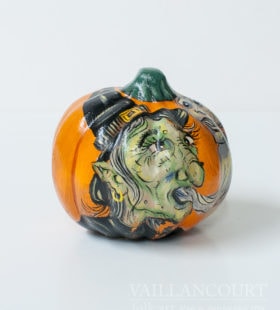 Assorted One-of-a-kind Pumpkin Chalkware, VFA Nr. 229A