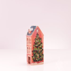 Christmas Village Two Building Set — Checking His List