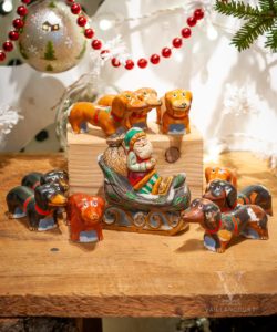 Santa and Sleigh Dogs