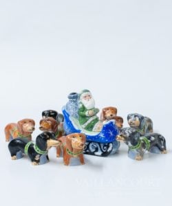 Santa and Sleigh Dogs