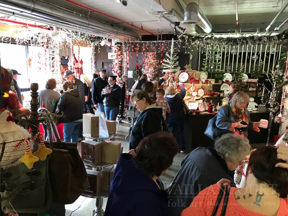 Vaillancourt Folk Art during the annual Sutton Chain of Lights
