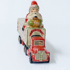 Santa Riding North Pole Express