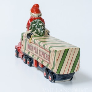 Santa Riding North Pole Express