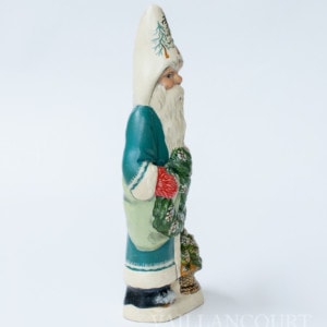 Santa Unwrapping Colonial Garland