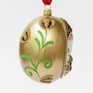 Jingle Balls™ White Kissing Ball Father Christmas