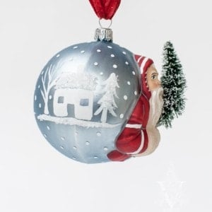 Jingle Balls™ Village Father Christmas with Tree