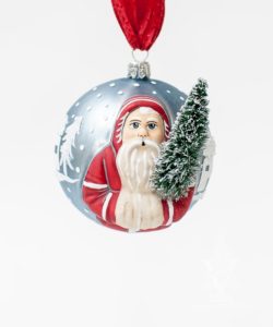 Jingle Balls™ Village Father Christmas with Tree