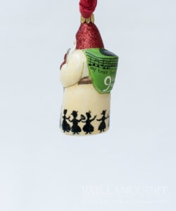 9th Day of Christmas Glimmer Ornament