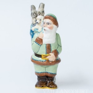 Colonial Santa with Bunnies