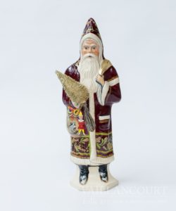 Neiman Marcus Brocaded Statement Santa