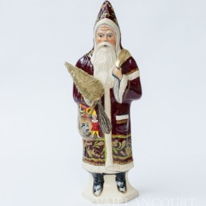 Neiman Marcus Brocaded Statement Santa