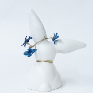 One of a kind Chalkware Spring Floppy Eared Bunny