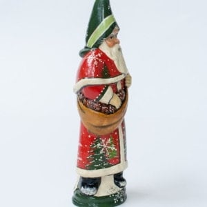 Woodland Father Christmas with Cardinals