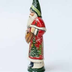Woodland Father Christmas with Cardinals