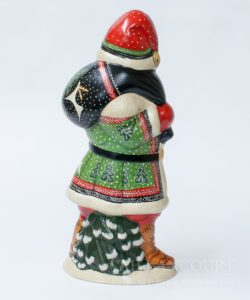 Striding Santa Pysanka Inspired Coat