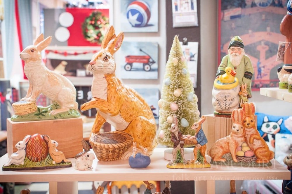 Chalkware Rabbits