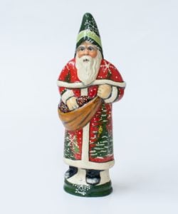 Woodland Father Christmas with Cardinals