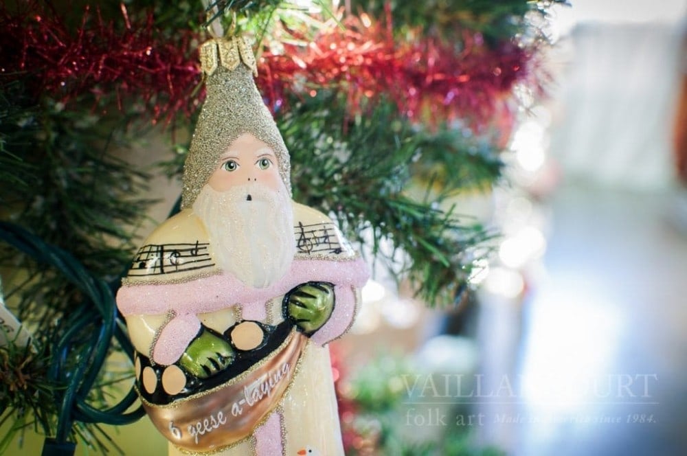 The Second Edition of the Twelve Days of Christmas Ornaments by Vaillancourt.