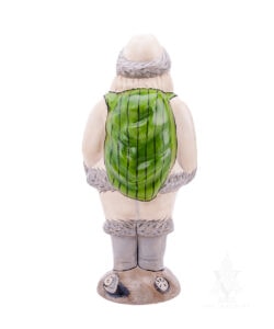 Nantucket Santa With Stacked Baskets of Hydrangeas