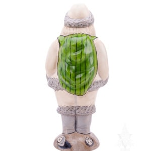 Nantucket Santa With Stacked Baskets of Hydrangeas