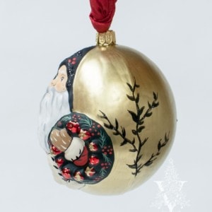 Jingle Balls™ Colonial Hospitality Santa on Gold