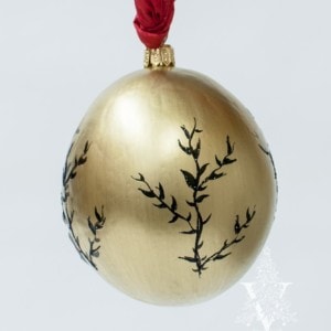 Jingle Balls™ Colonial Hospitality Santa on Gold