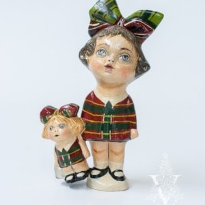 CHRISTMAS GIRL WITH DOLL