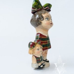 CHRISTMAS GIRL WITH DOLL