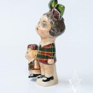 CHRISTMAS GIRL WITH DOLL