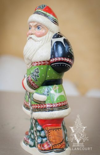Striding Santa Pysanka Inspired Coat, VFA Nr. 18050