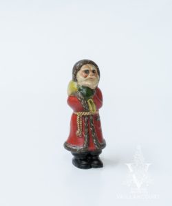 Original Father Christmas with Sack and Crackle Finish One of a Kind