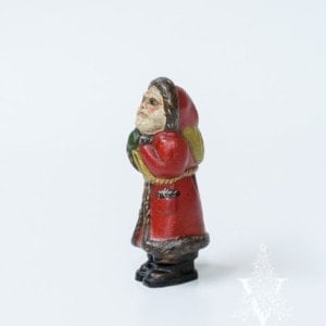 Original Father Christmas with Sack and Crackle Finish One of a Kind