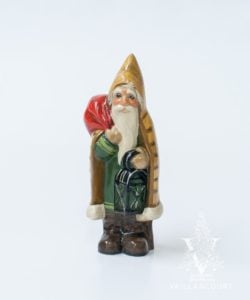Yellow Father Christmas with Lantern One of a Kind