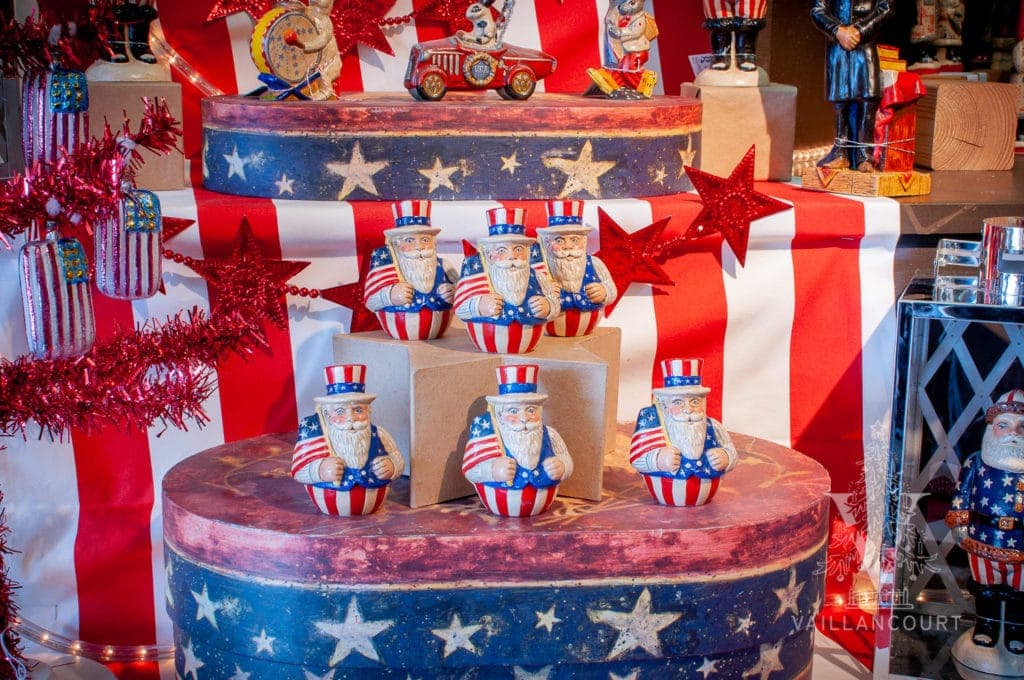 Patriotic Chalkware to celebrate Memorial Day and Independence Day