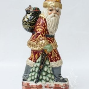 Bergdorf Goodman Saint Nicholas with Walking Stick One Of A Kind
