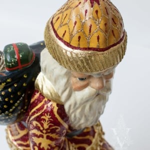 Bergdorf Goodman Saint Nicholas with Walking Stick One Of A Kind