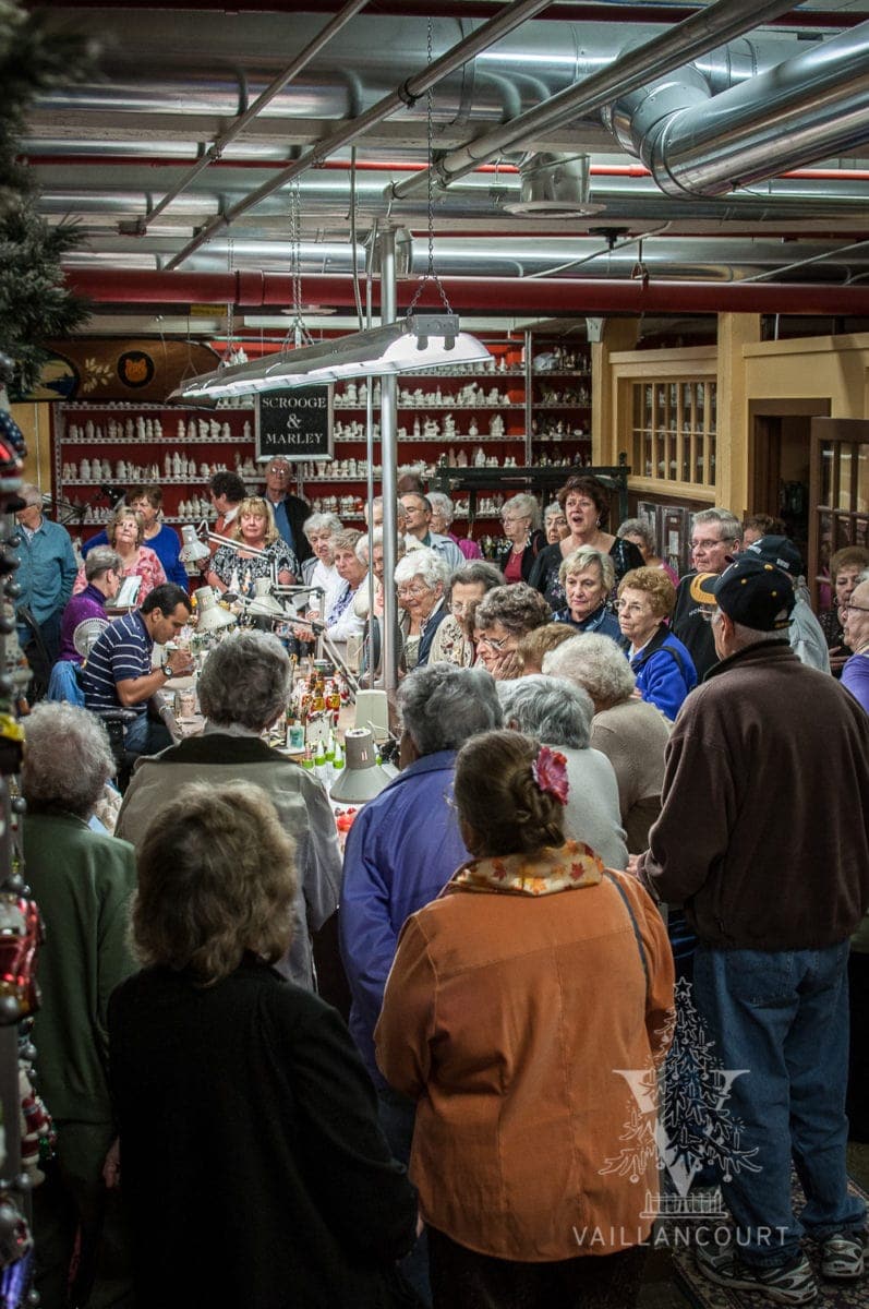 Groups touring the Vaillancourt's Artists' Studios in Sutton, MA.