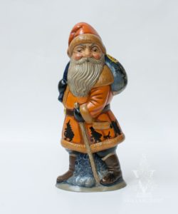 Large Haunted Santa With Walking Stick