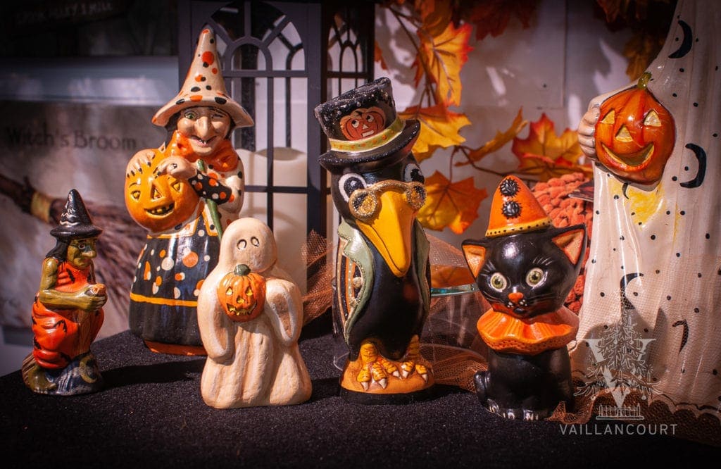 Halloween Chalkware by Vaillancourt Folk Art of Sutton, MA