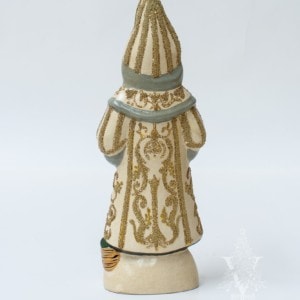 Colonial Santa with Pineapple in White