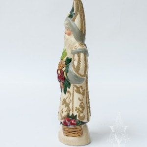 Colonial Santa with Pineapple in White