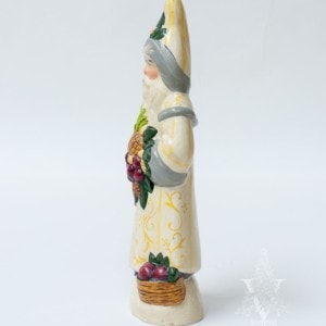 Colonial Santa with Pineapple in White