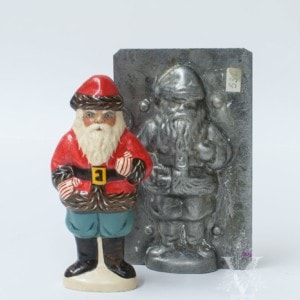 Santa with Striped Mittens (Original with Mould)