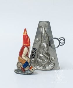 Father Christmas on Snail (Original with Mould)